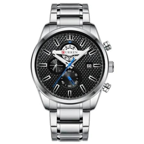 Reloj Curren 8352 Black Silver