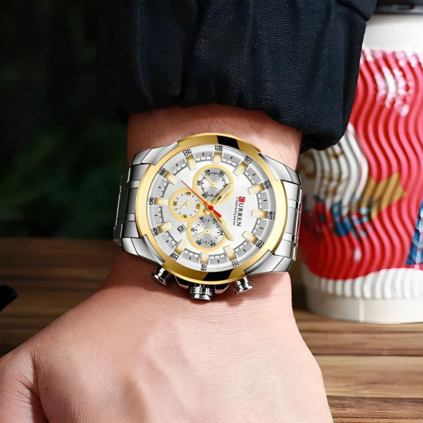 Reloj Curren Para Hombre Silver