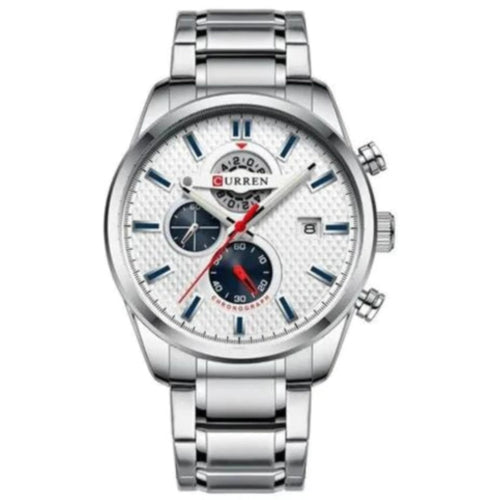 Reloj Curren 8352 White Silver
