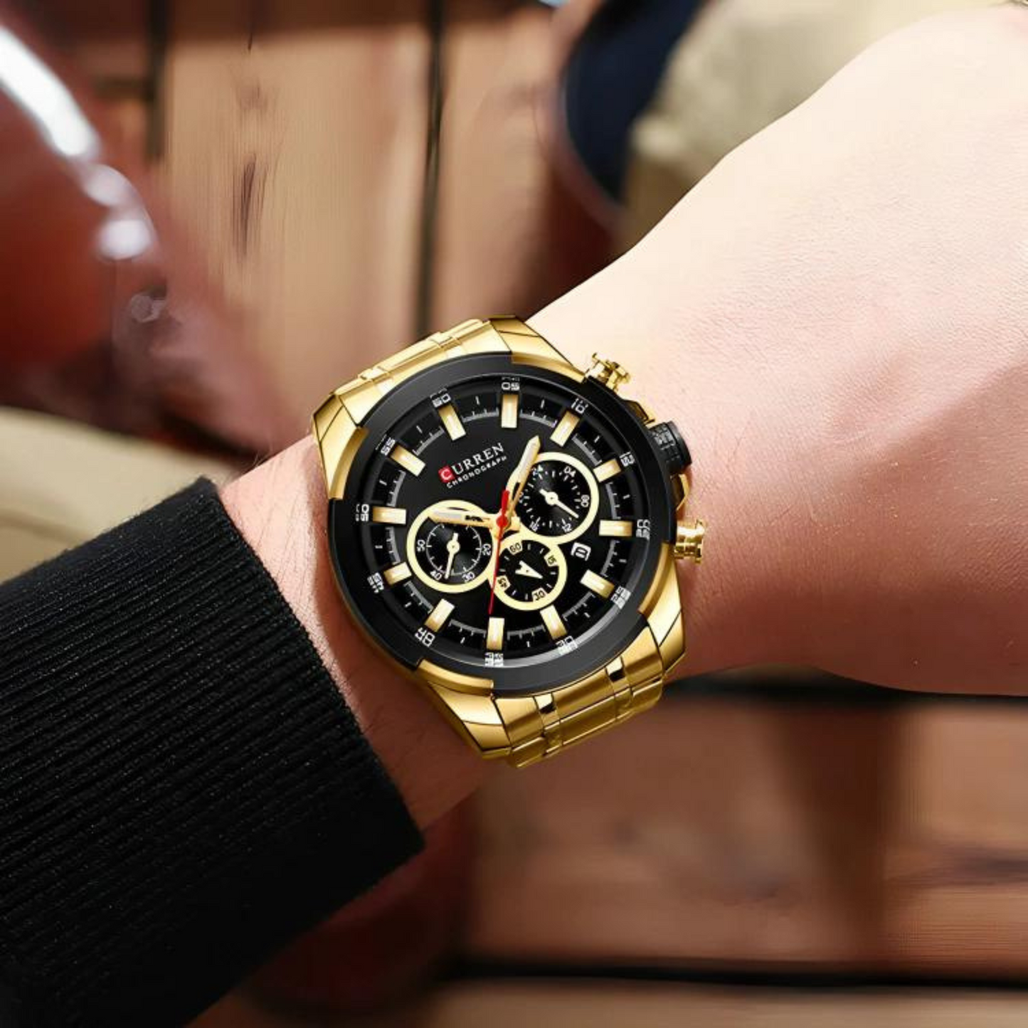 Reloj Curren Para Hombre Golden