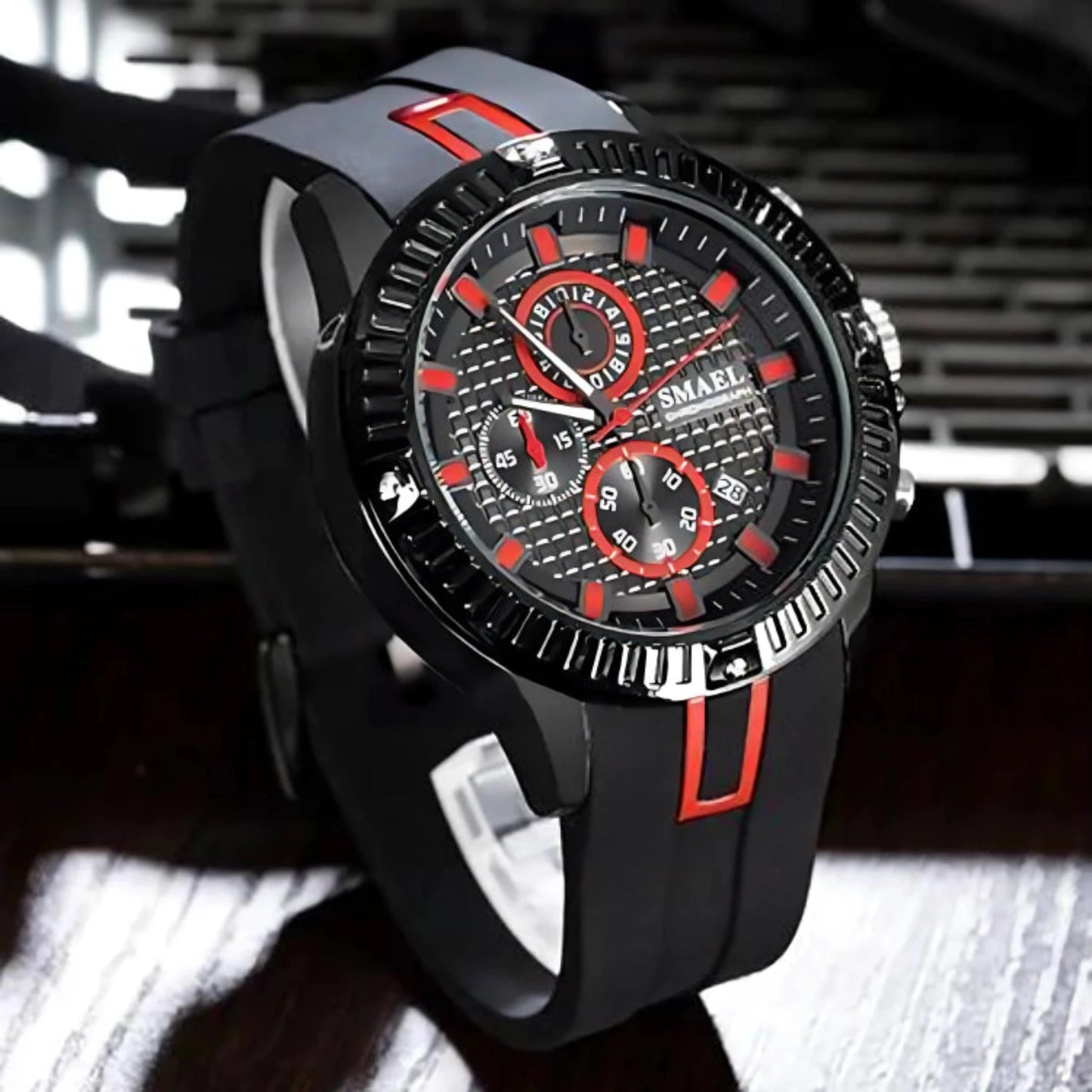 Reloj Smael 9088 de 3 Esferas