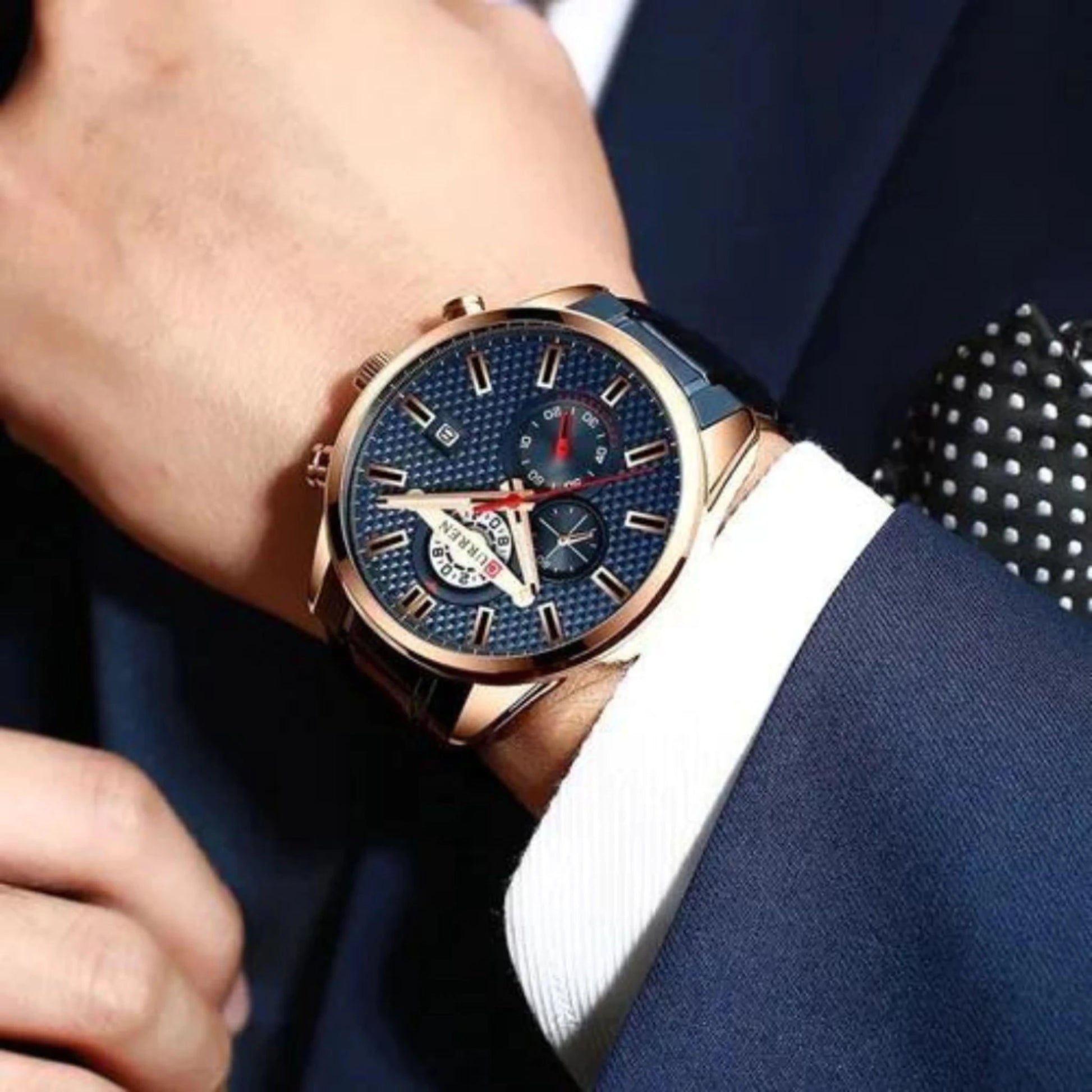 Reloj Curren 8352 Golden Blue