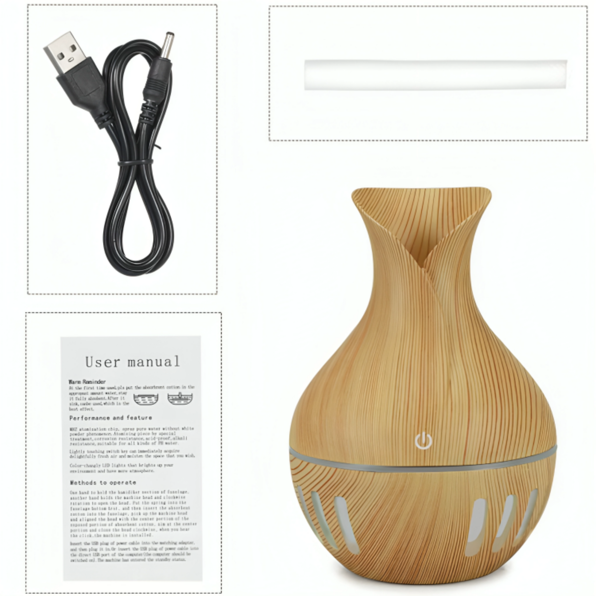 Difusor De Aromas Humidificador De Aire