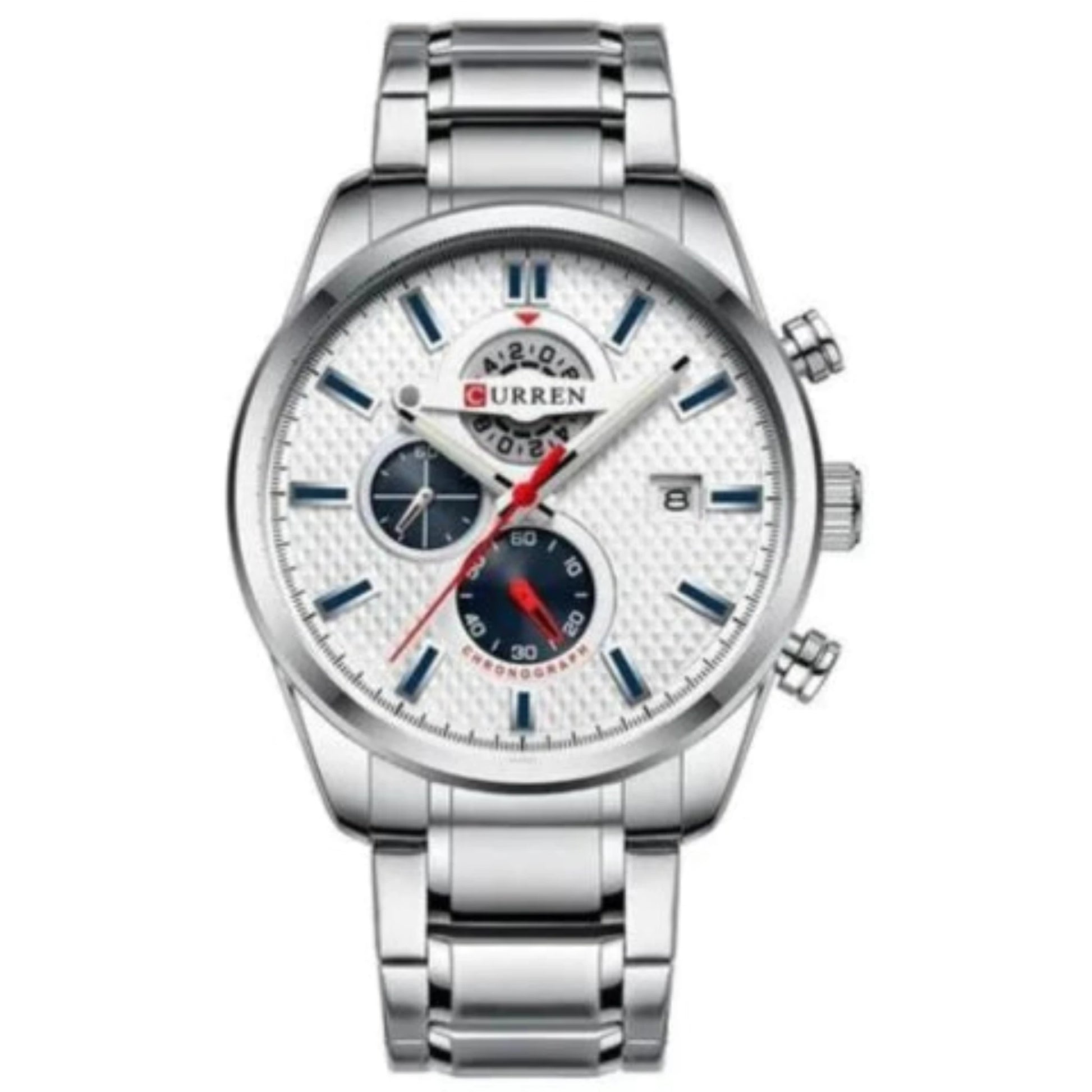 Reloj Curren 8352 White Silver