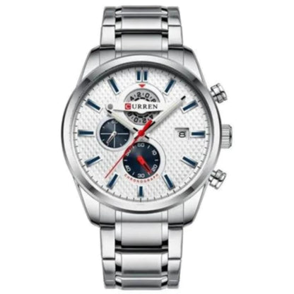 Reloj Curren 8352 White Silver
