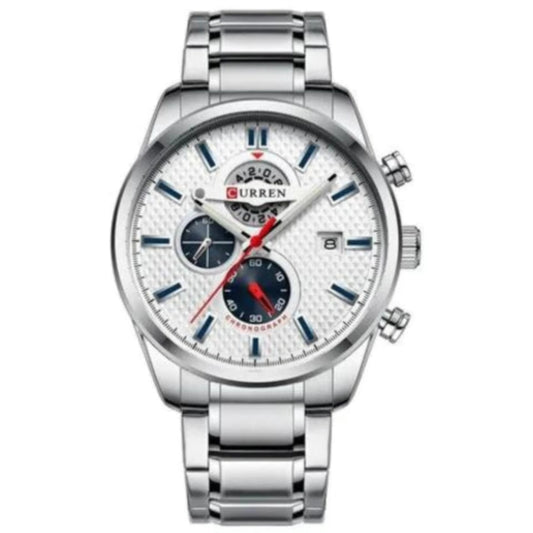 Reloj Curren 8352 White Silver