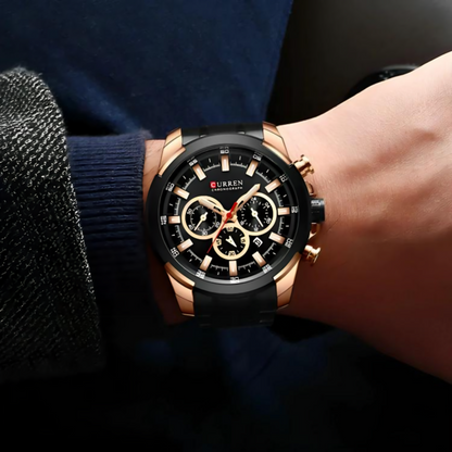 Reloj Curren Para Hombre Black Gold