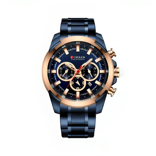 Reloj Curren Para Hombre Blue Gold