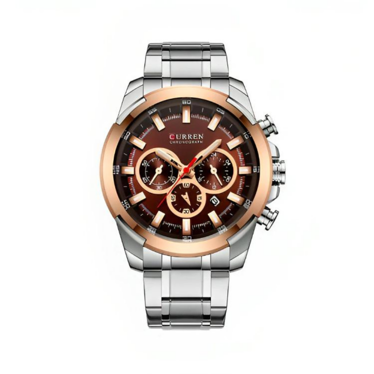 Reloj Curren Para Hombre Silver Gold