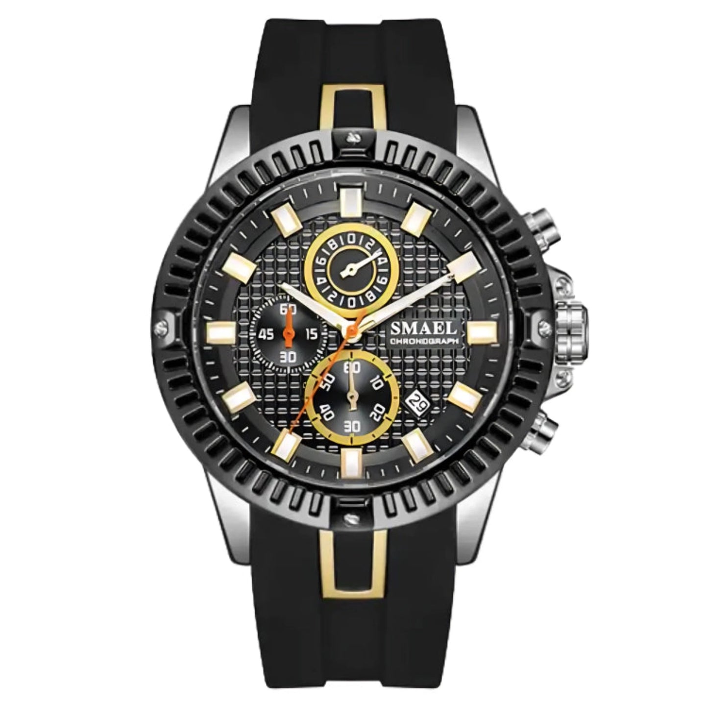 Reloj Smael 9088-3 Esferas Multi Funciones