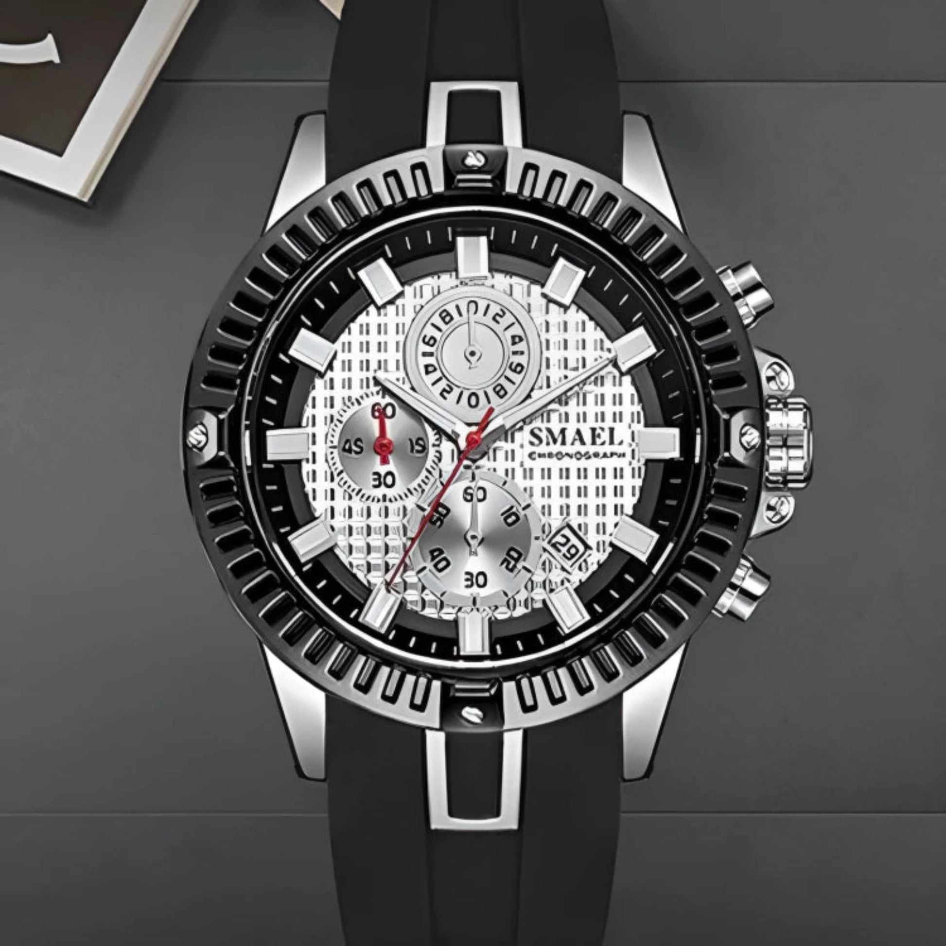 Reloj Smael 9088 3 Esferas Multi Function