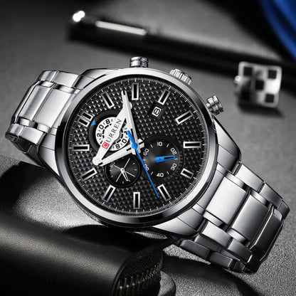 Reloj Curren 8352 Black Silver
